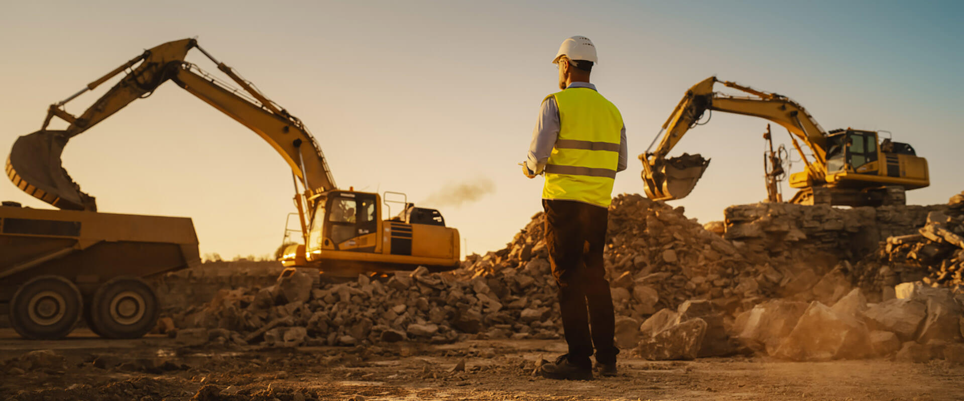 Excavator Banner